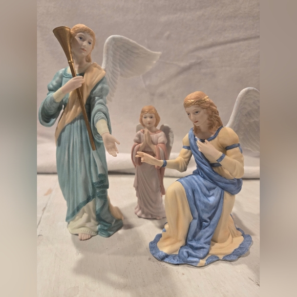 Lenox renaissance nativity the three Angels - Picture 2 of 3